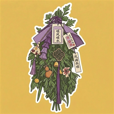 高颜值艾草花束走俏 情绪价值撬动端午“氛围感”经济