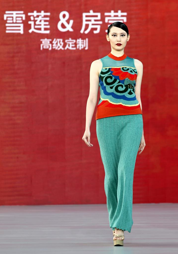 服贸会上的时装秀